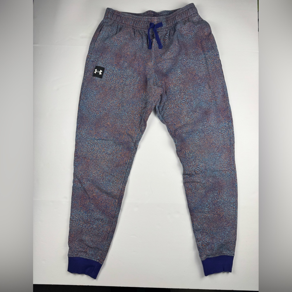 Under Armour Men’s Rival Fleece printed tall joggers size large tall